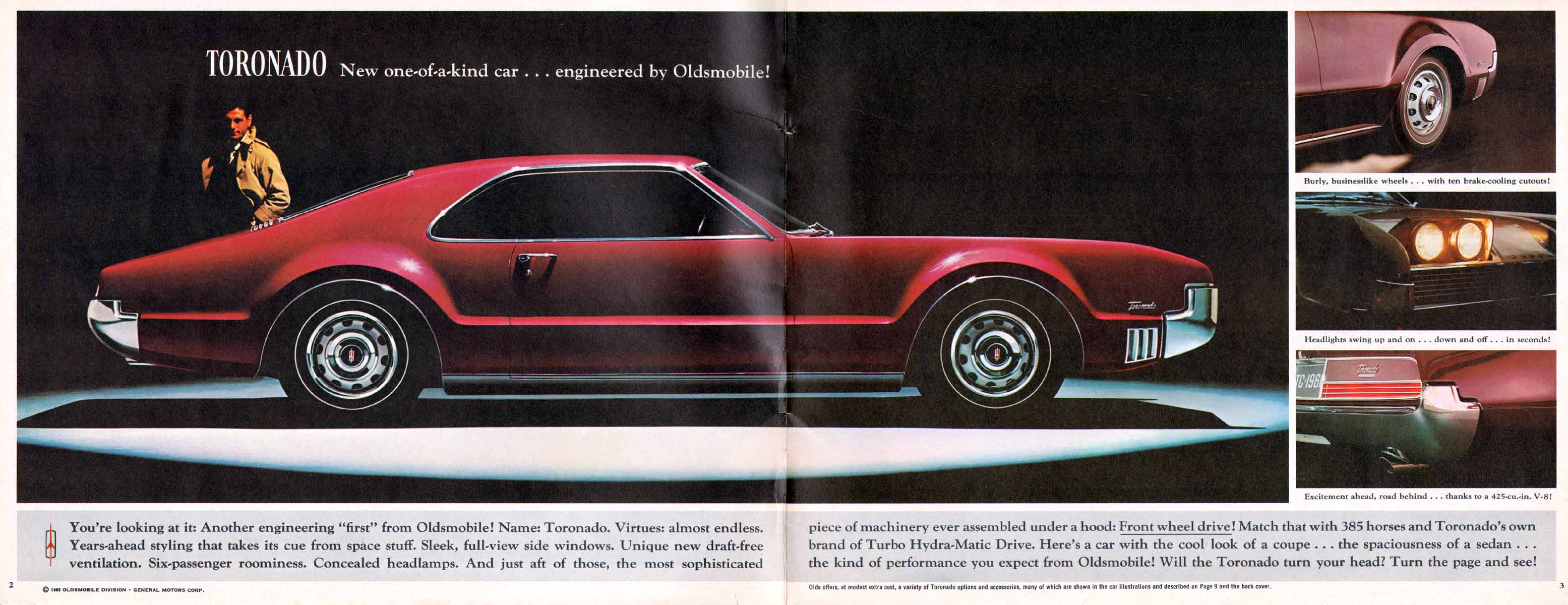 1966 Oldsmobile Sports Cars Brochure Page 9